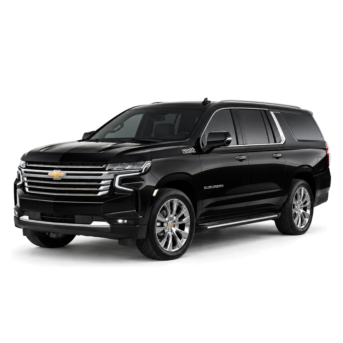 Chevrolet Suburban High Country 2022 negra blindaje Nivel 3 Plus